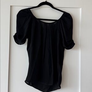 Joie Elegant Black Silk Blouse